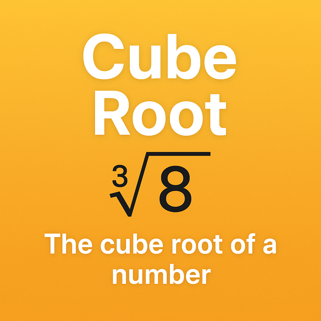 Cube Root