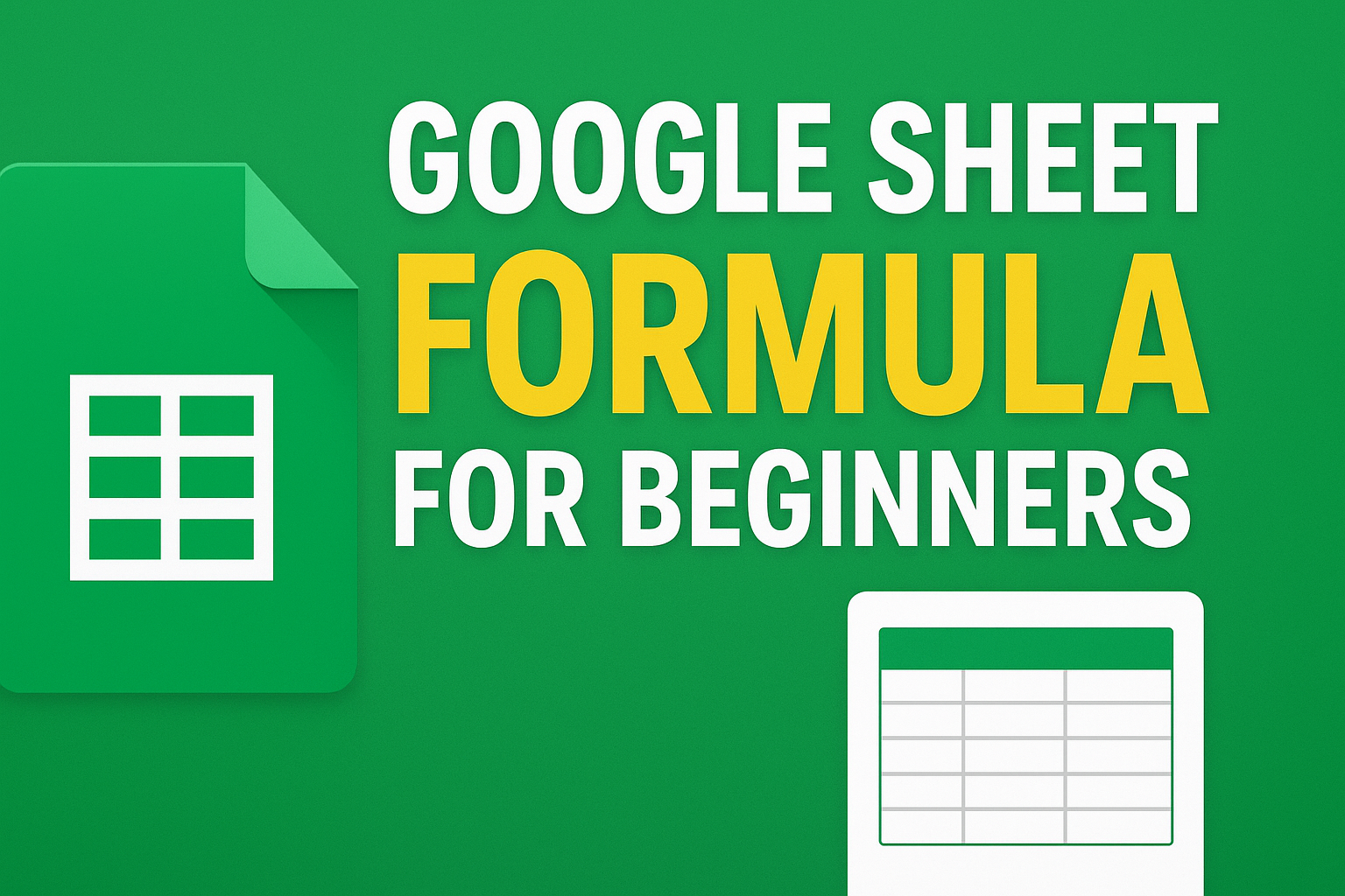 Google Sheet Formula