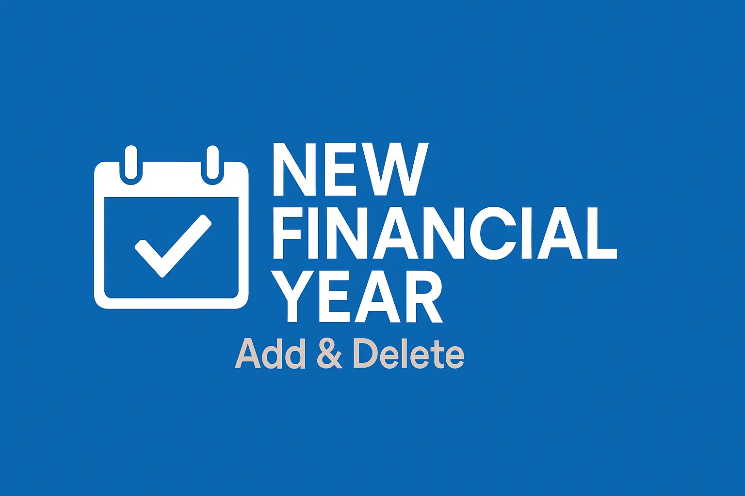 New Financial Year Add & Delete in Marg ERP9