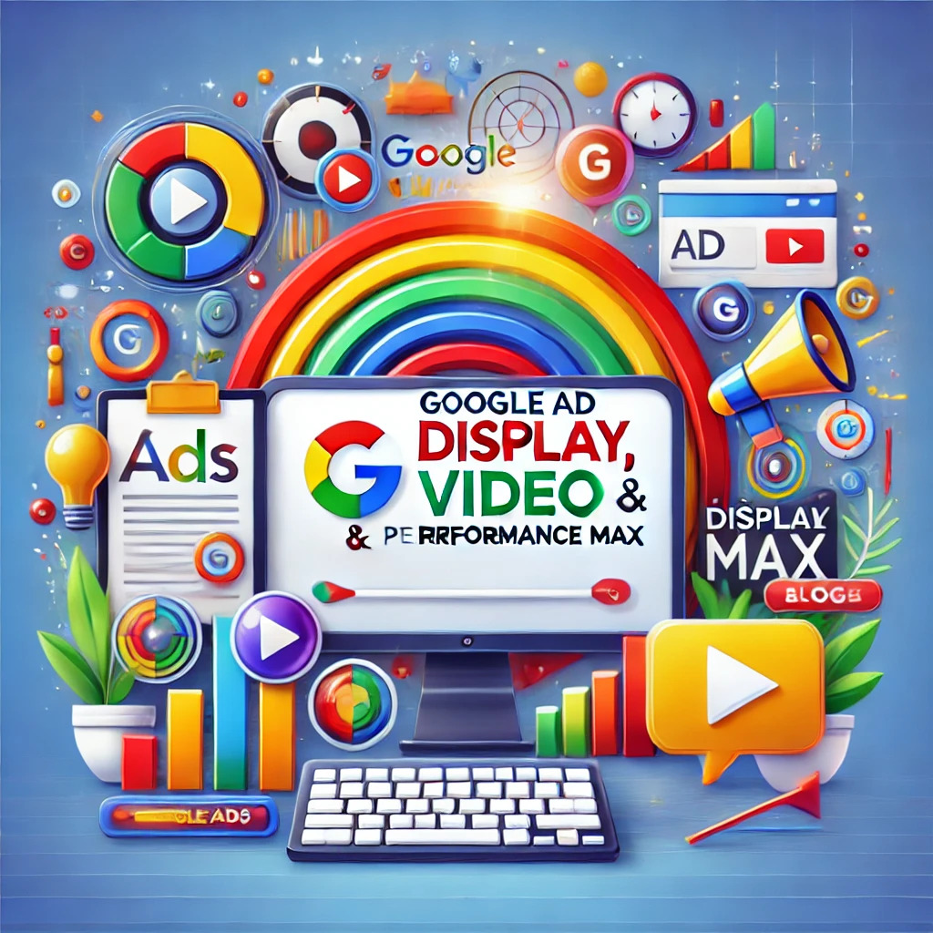 Google Ad Display, Video, Performance MAX