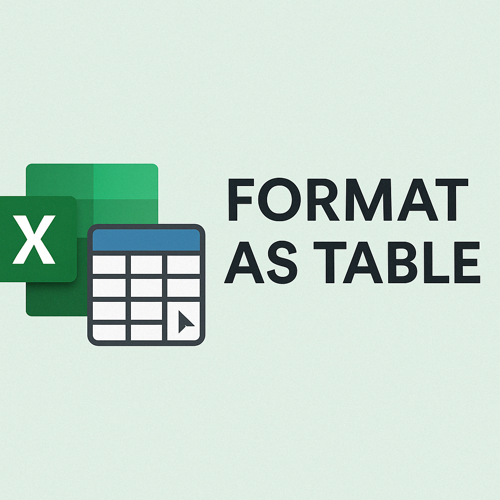 Format as table